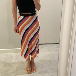 Clorful Cotton Maxi Skirt